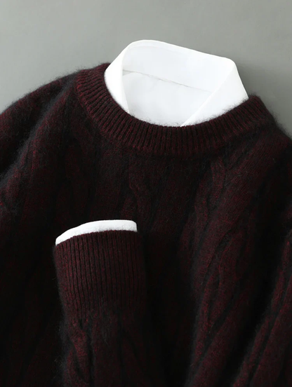 Cashmere Cable-Knit Sweater