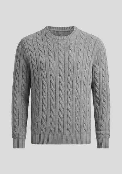 Pure Cashmere Cable-Knit Sweater