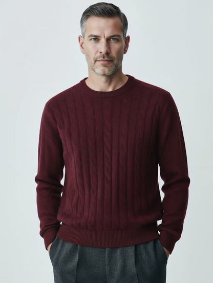 Cashmere Cable-Knit Sweater
