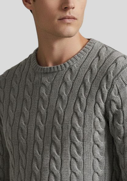 Pure Cashmere Cable-Knit Sweater