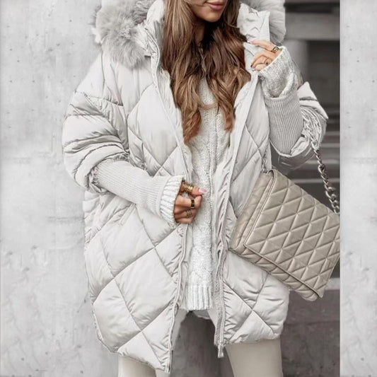 Aurora™ | Quilted Parka Coat with Knitted Sleeves