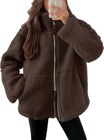 Sienna™ | Luxe Teddy Fleece Zip Jacket