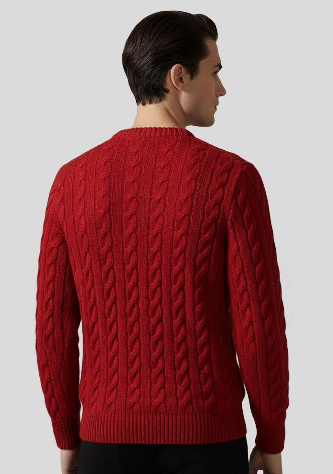 Pure Cashmere Cable-Knit Sweater