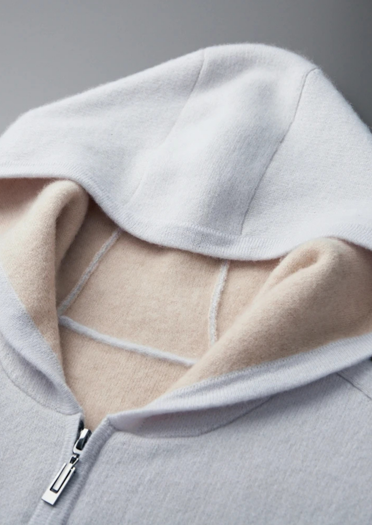 PREMIUM CASHMERE ZIPPER HOODIE