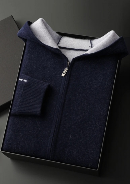 PREMIUM CASHMERE ZIPPER HOODIE