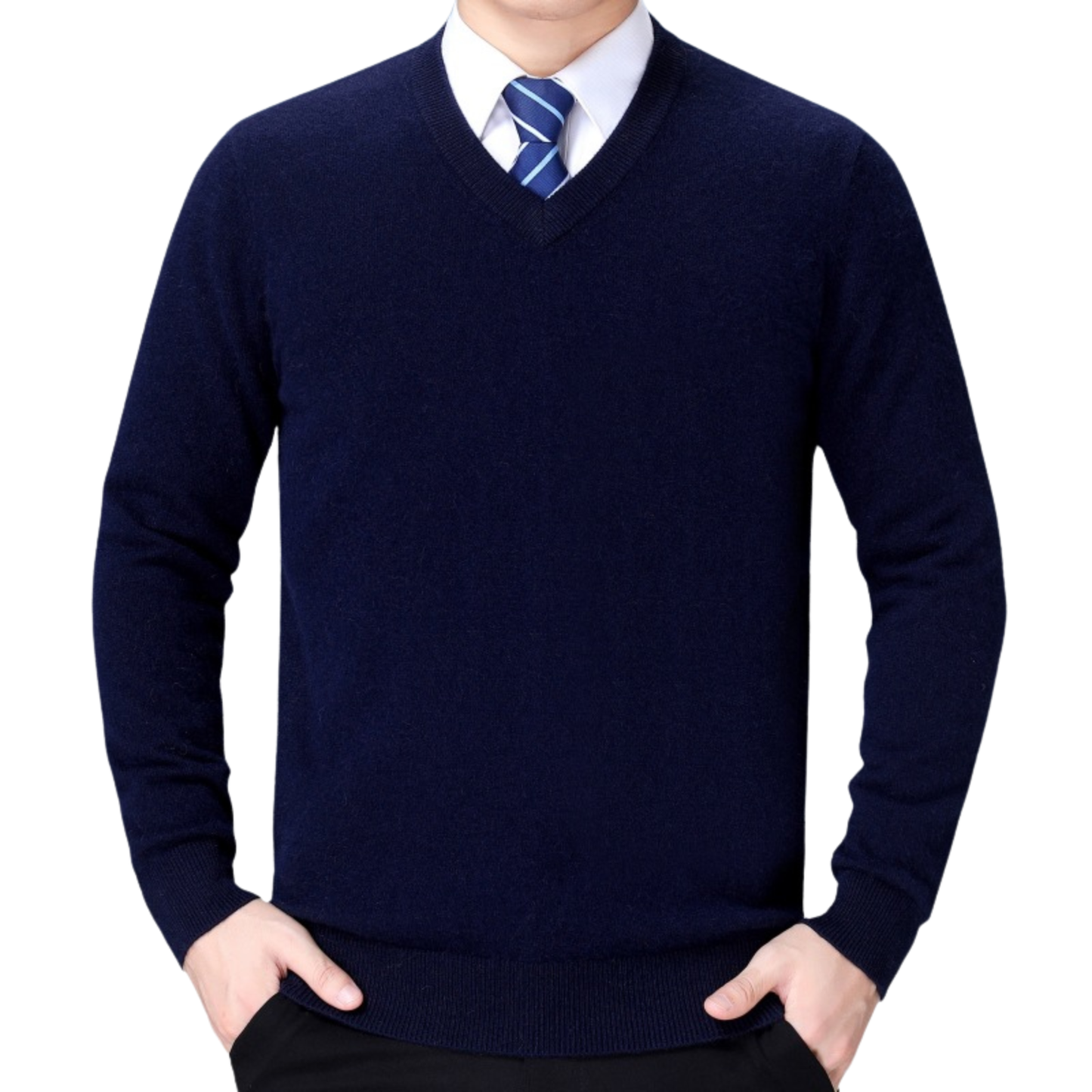 Steven | Cashmere V-Neck Sweater