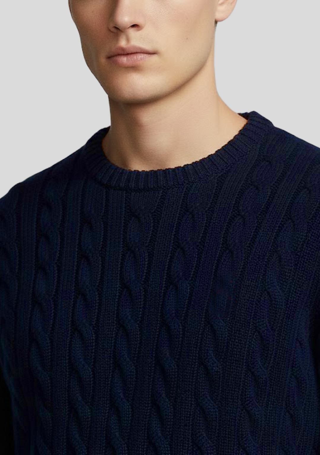 Pure Cashmere Cable-Knit Sweater
