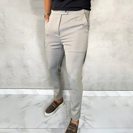 Slim Fit Stretch Pants for Men