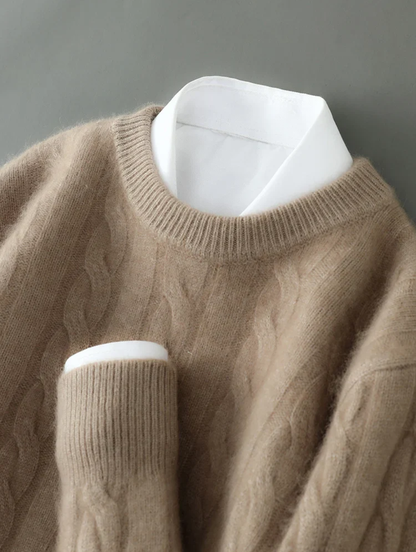 Cashmere Cable-Knit Sweater