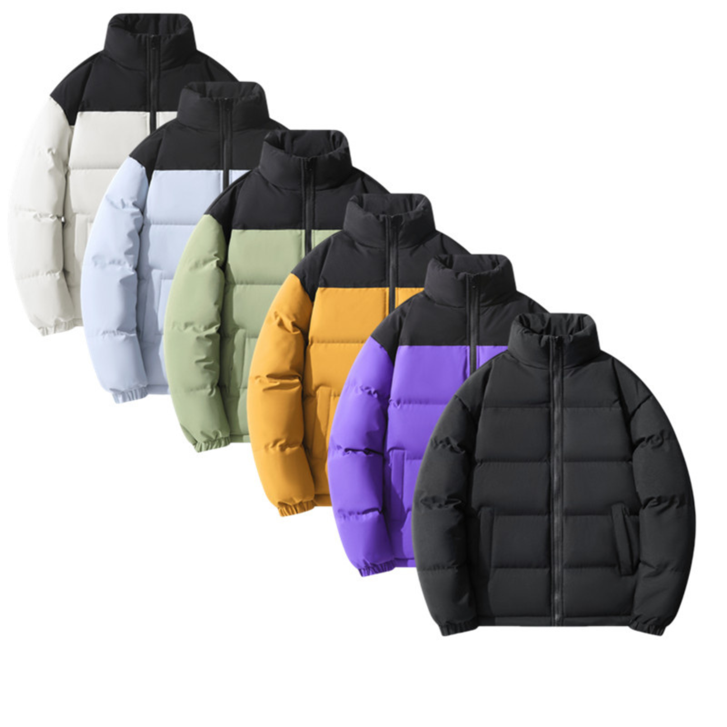 Men’s Two-Tone Puffer Jacket