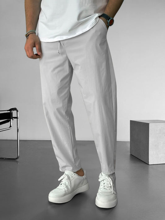 Essential Tapered Drawstring Trousers