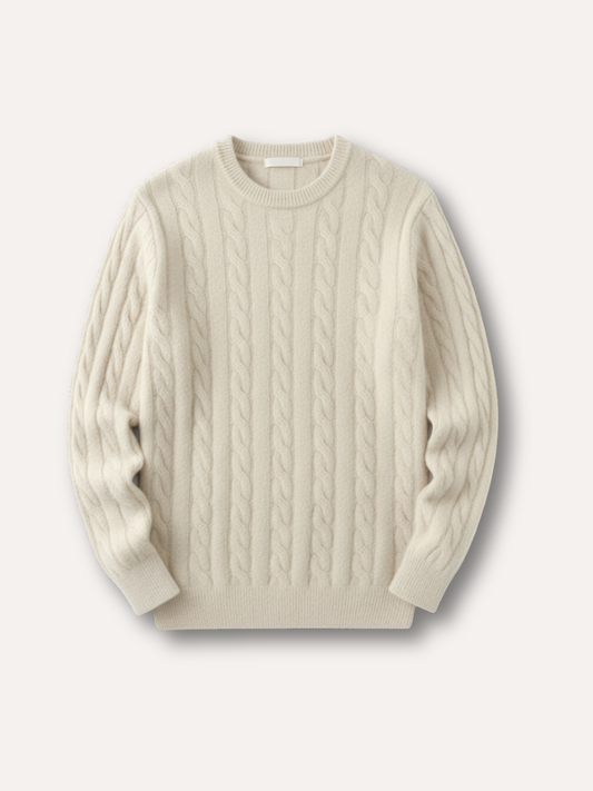 Cashmere Cable-Knit Sweater