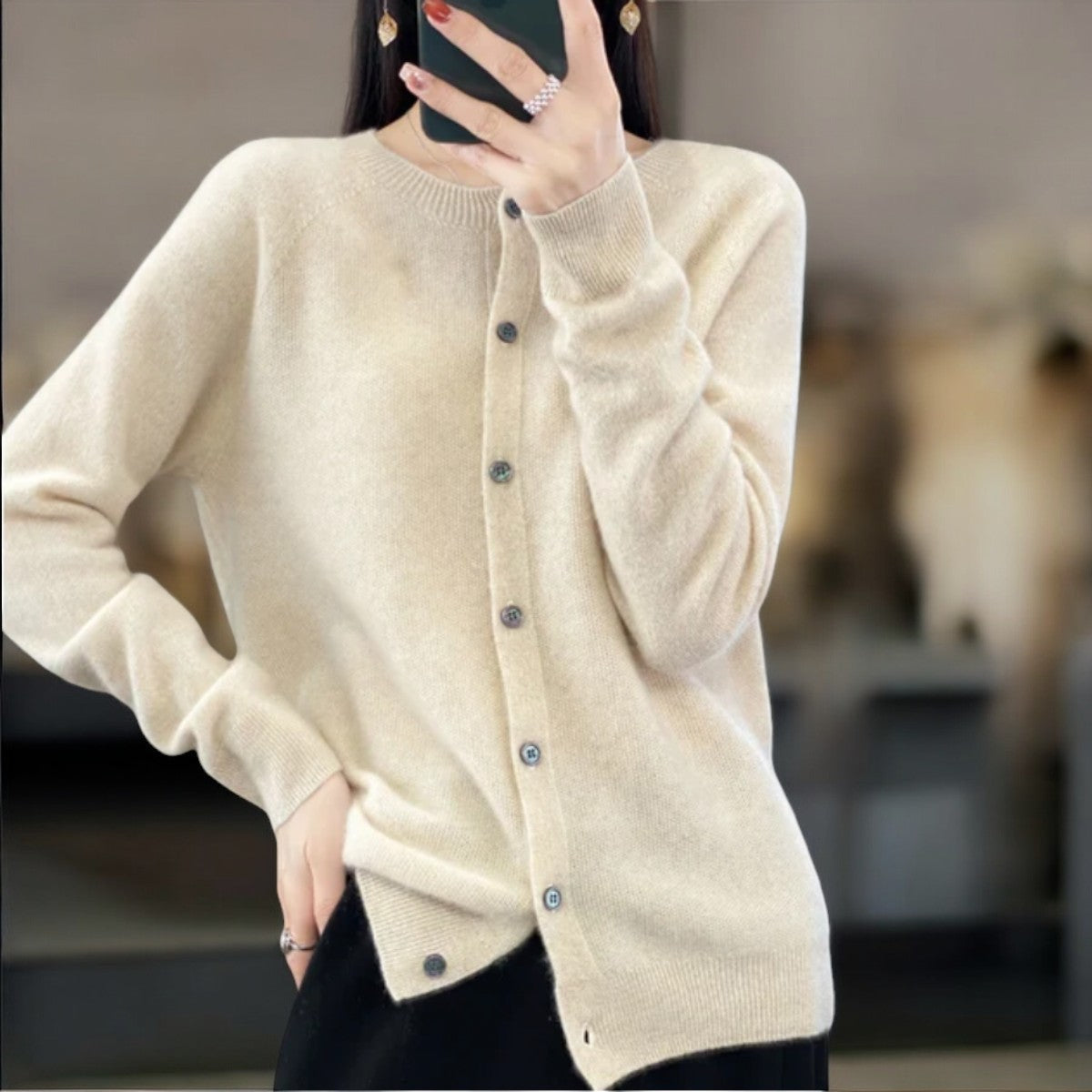 Wool Cardigan "Julie"
